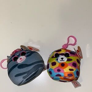 TY Squish a Boos Keychain Set